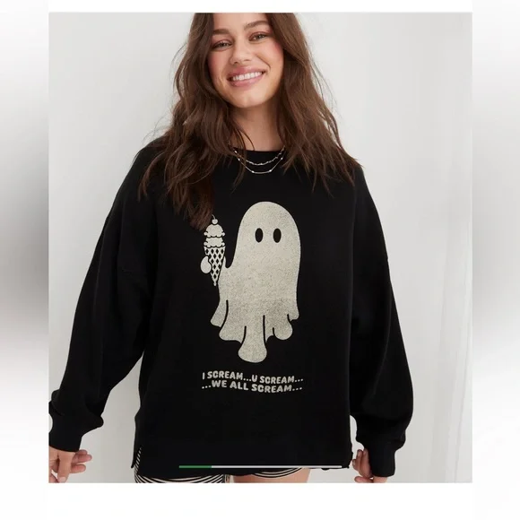 aerie Tops Aerie Nwt The Chill Crew Sweatshirt Size Medium